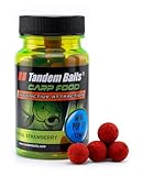 Tandem Baits Karpfen Futter Angelfutter Pop Ups Boilies Zig Rig Chod Rig Hakenköder Carp Food Perfection Mini Pop-Up 12 mm 30 g Perfekte Erdbeere