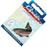 Gamakatsu Trout LS-5330 Haken 60cm Rot - 10 gebundene Forellenhaken