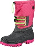 CMP Jungen Kids Ahto Wp Snow Boots Trekking Wanderstiefel, Pink Fluo, 28 EU