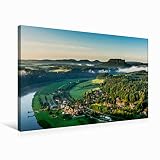 CALVENDO Blick auf Elbe und den Kurort Rathen, Sächsische Schweiz