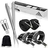 EFEALL Sturmband Markise Set für Thule Omnistor Wohnmobilausstattung, Sturmband für Vorzelt, Vorzelt Wohnwagen Hold Down Side Strap kit mit Sturmleine, Wohnmobil Zubehör mit Camping Sturmbänder