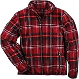Dolomit Fleecejacke rot | XXL