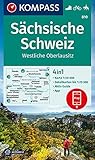 KOMPASS Wanderkarte 810 Sächsische Schweiz, Westliche Oberlausitz 1:50.000: 4in1 Wanderkarte mit Aktiv Guide und Detailkarten inklusive Karte zur ... in der KOMPASS-App. Fahrradfahren. Reiten.