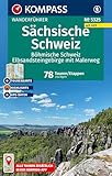 KOMPASS Wanderführer Sächsische Schweiz, Böhmische Schweiz, Elbsandsteingebirge mit Malerweg, 78 Touren/Etappen mit Extra-Tourenkarte: mit Touren und GPS-Daten in der KOMPASS-App