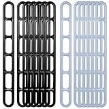 20 STK Abspannelement Aus Kunststoff, Leiter-Abspannelemente für Vorzelte Extra Stark, Vorzelt Gummispanner, Spanngummi, Spanngurt, Abspannleiter Zeltgummis für Wohnwagen Markisen Zelt Zubehör(Grau)