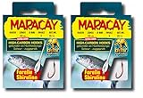 Set: 2 Packungen Behr gebundene Forellenhaken (16 Stück) Mono,extra lang Sbirolino 180cm Spirolino Hakengröße, 4, 6, 8 je nach Auswahl Sbirulino Haken + gratis Petri Heill! Aufkleber (Hakengröße 6)