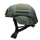 LEJUNJIE Mich 2000 Fast Base Jump Helm PJ Style Airsoft Helme Militärischer taktischer Helm für Paintball Outdoor Sport Jagd Schießen