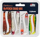 Abu Garcia Unisex-Adult Svartzonker McPerch Shad Soft Plastic Bait, Assorted, Varied