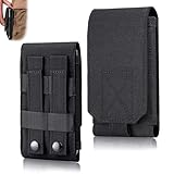 Handytasche Gürtel Handy Gürteltasche, Praktische Gürteltasche für Smartphone, Robustes Holster für Outdoor-Aktivitäten, Handytaschen im 2er-Set, Kompatibel mit 6-Zoll-Geräten, Abmessungen 16x9x2 cm ﻿