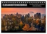 Elbsandsteingebirge - eine Reise durch die wunderschöne Sächsische Schweiz (Tischkalender 2026 DIN A5 quer), CALVENDO Monatskalender: Wunderschöne ... mit bizarren Felsformationen. (CALVENDO Orte)