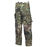 MFH BW Kampfhose, Einsatz/Übung Bundeswehr Einsatzhose Army Outdoor Hose Arbeitshose Flecktarn S-XXL (XL)