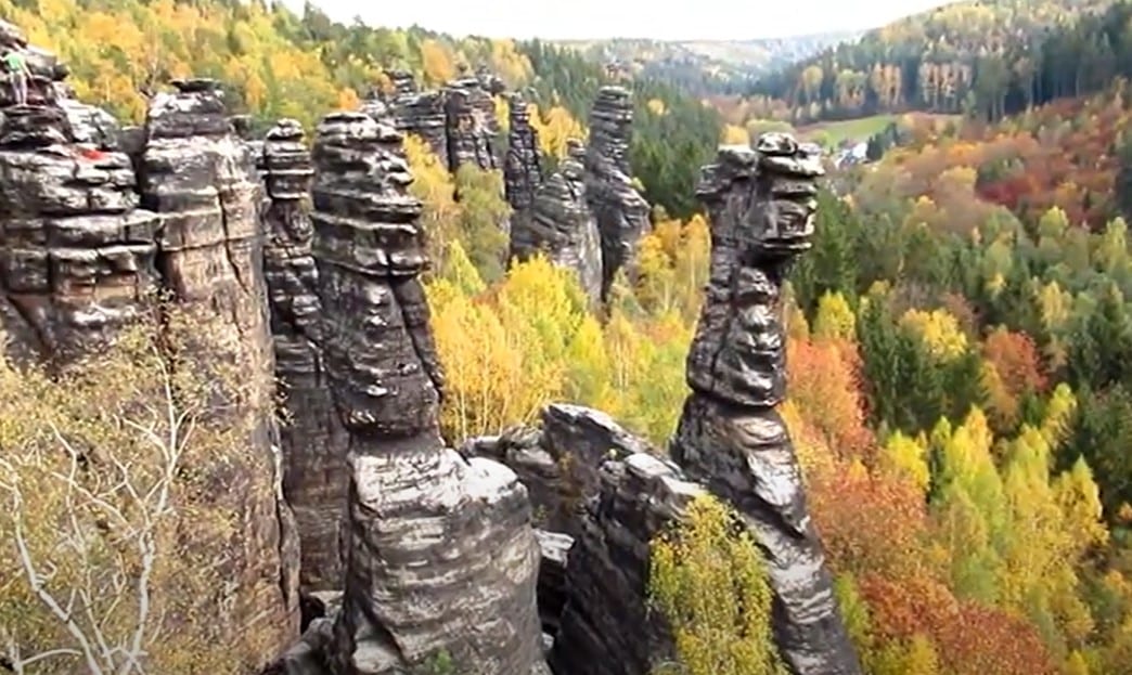 Herkulessäulen im Bielatal