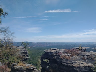 Rübezahl auf dem großen Zschirnstein