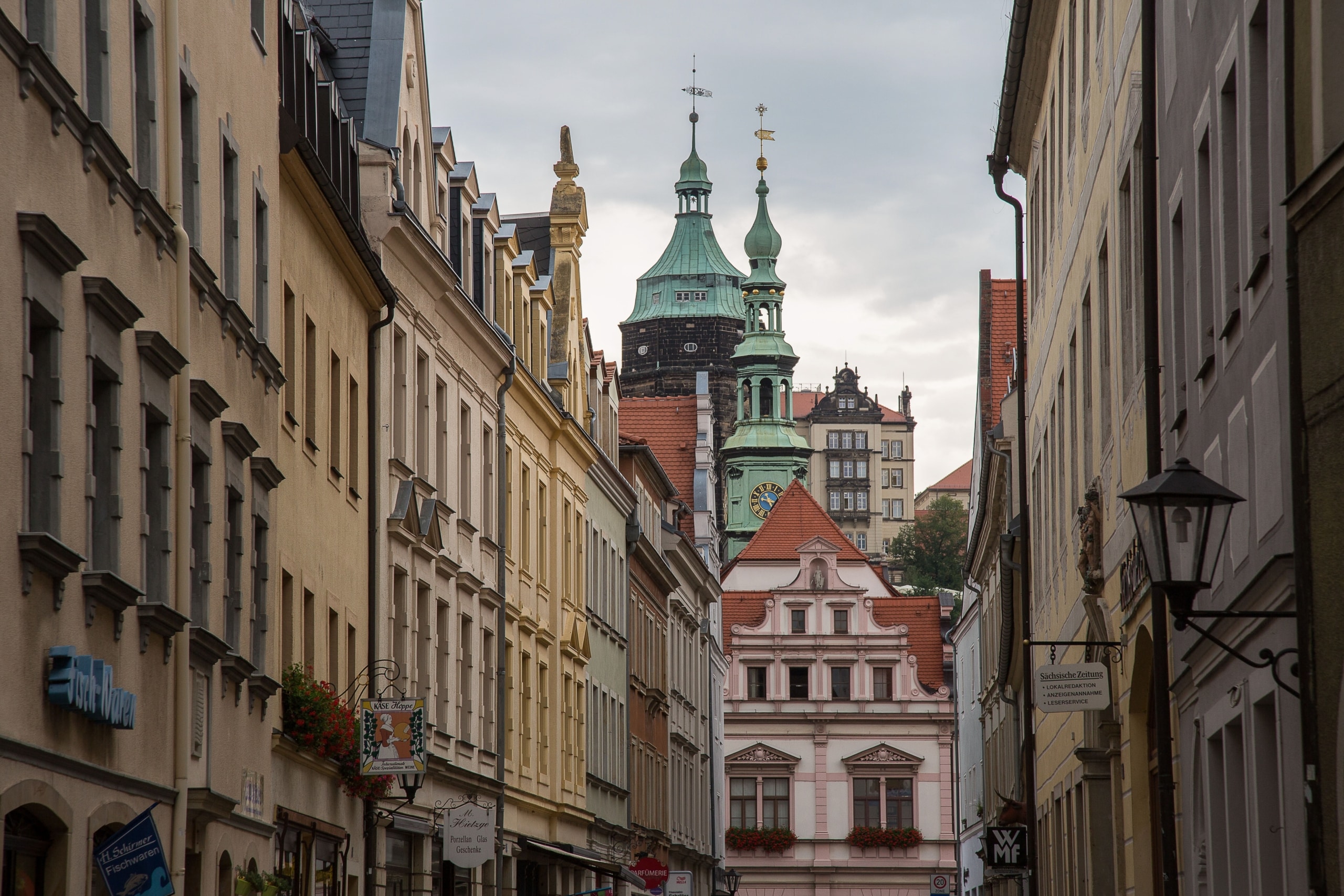 Der Wagen ohne Pferde zu Pirna