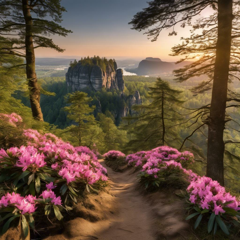 Rhododendronpark: Wandern in der Sächsischen Schweiz