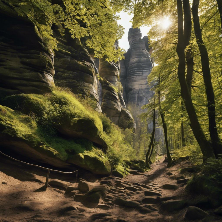 Kalkbergwerk: Wandern in der Sächsischen Schweiz