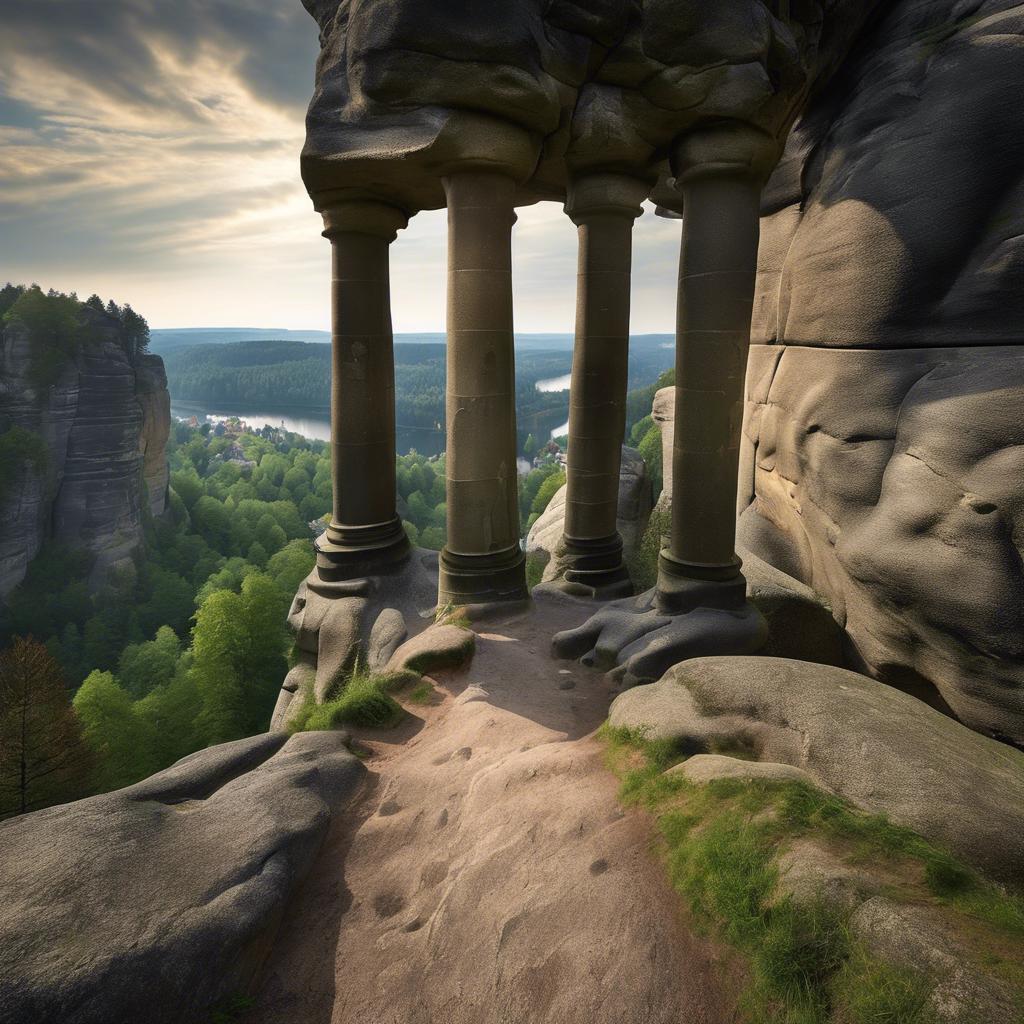 Erleben Sie die Schönheit der Sächsischen Schweiz bei einer Wanderung zur Felsengasse und Herkulessäule