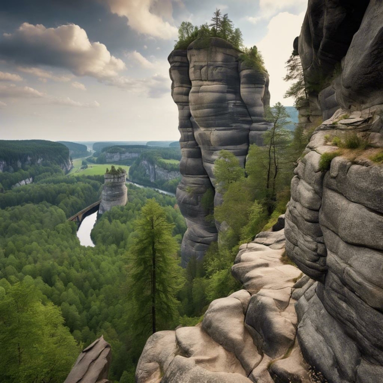 Wandern in der Sächsischen Schweiz: Ein Blick auf Peterswald