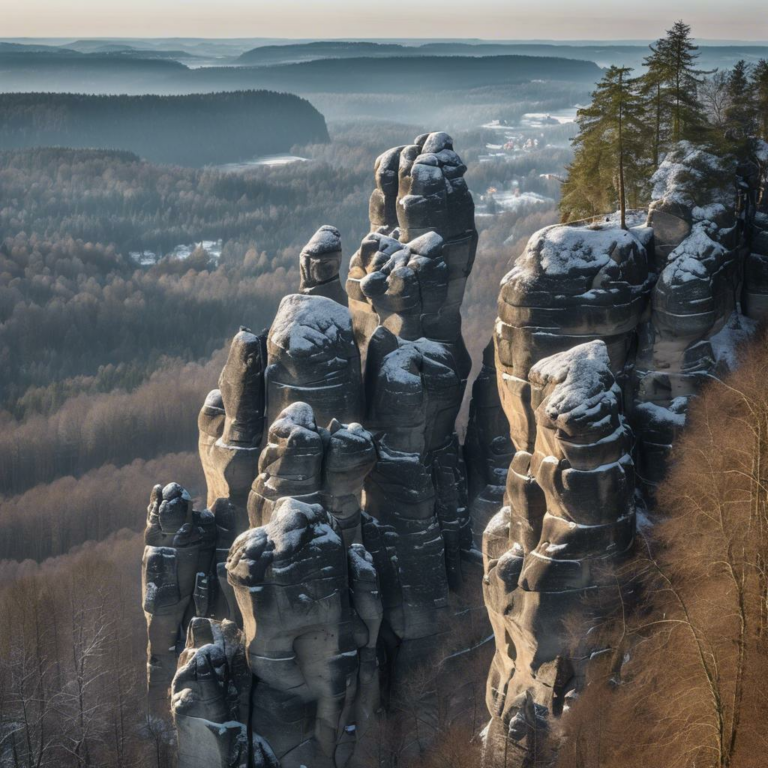 Winterschrammsteine – Wandern in der Sächsischen Schweiz