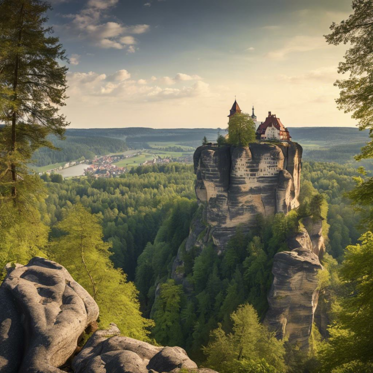 Schloss – Rittergut Langburkersdorf: Erkunde die Geschichte des Anwesens beim Wandern in der Sächsischen Schweiz