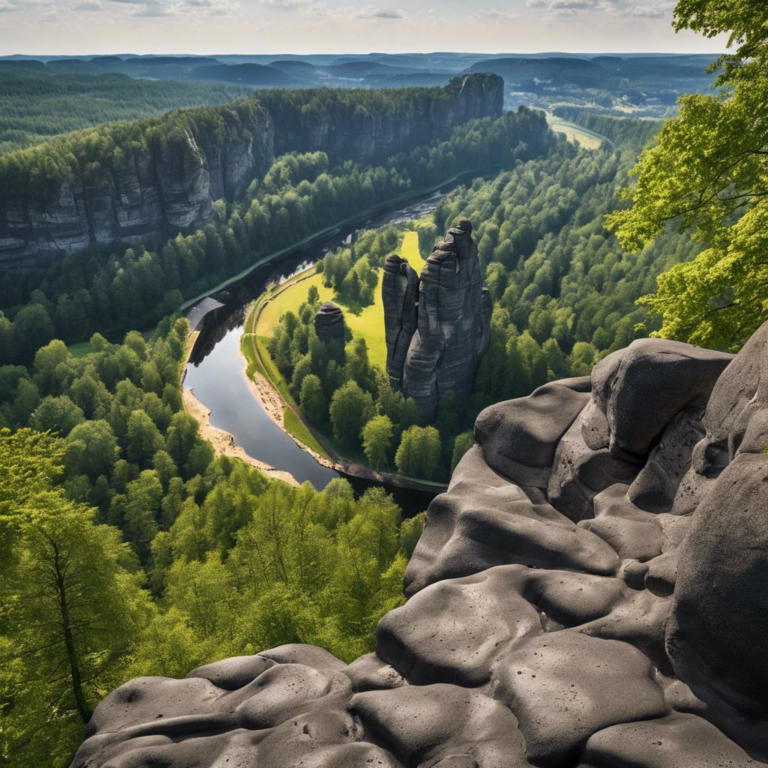 Wandern in der Sächsischen Schweiz – Basaltbruch und Wanderwege