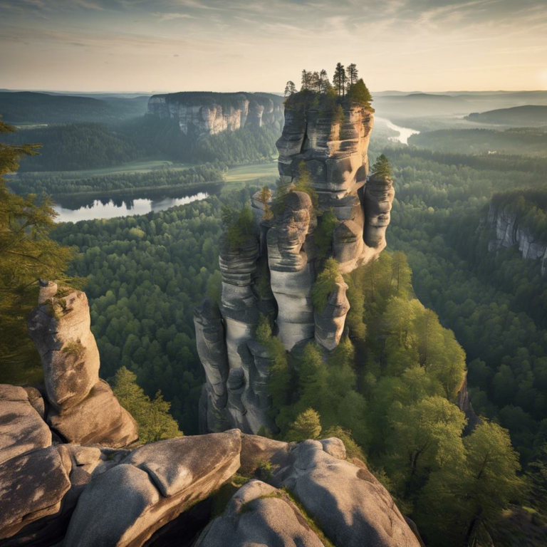Wandern auf dem Cannalettoweg in der Sächsischen Schweiz
