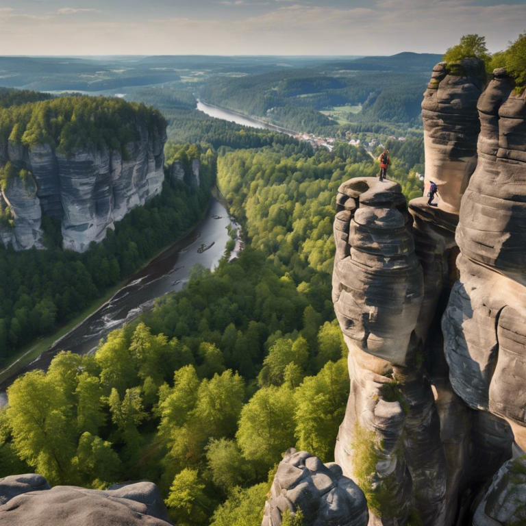 Heringskegelaussicht: Wandern in der Sächsischen Schweiz