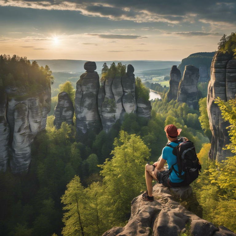 Wandern in der Sächsischen Schweiz: PetermannhöhleFranzosenhöhle