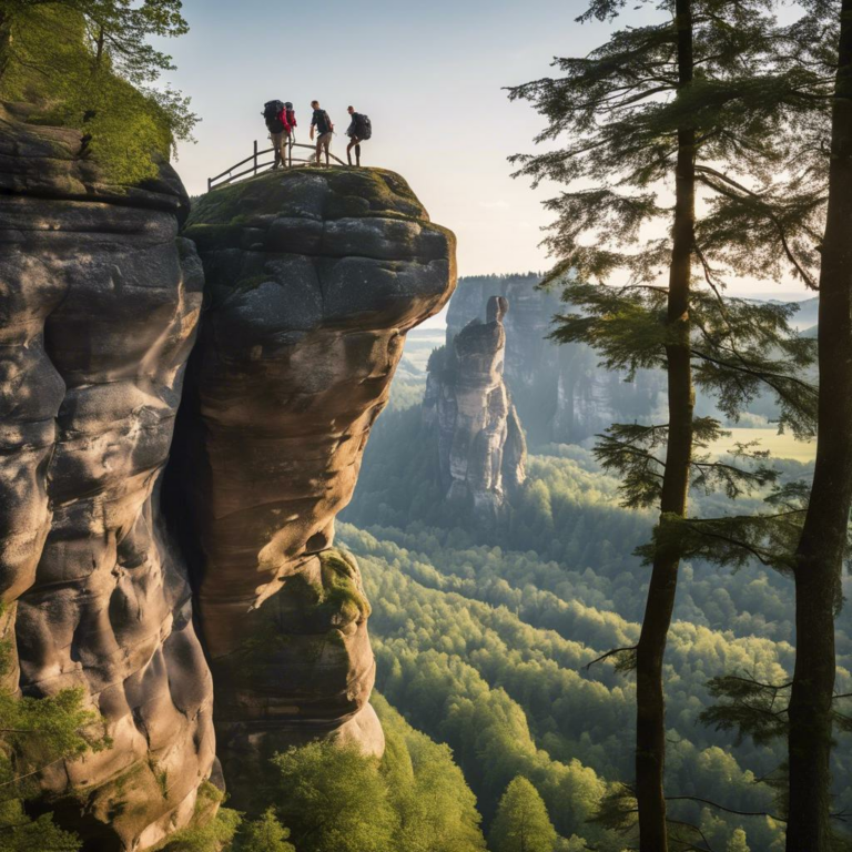 Wanderung im Krinitzgrab in der Sächsischen Schweiz