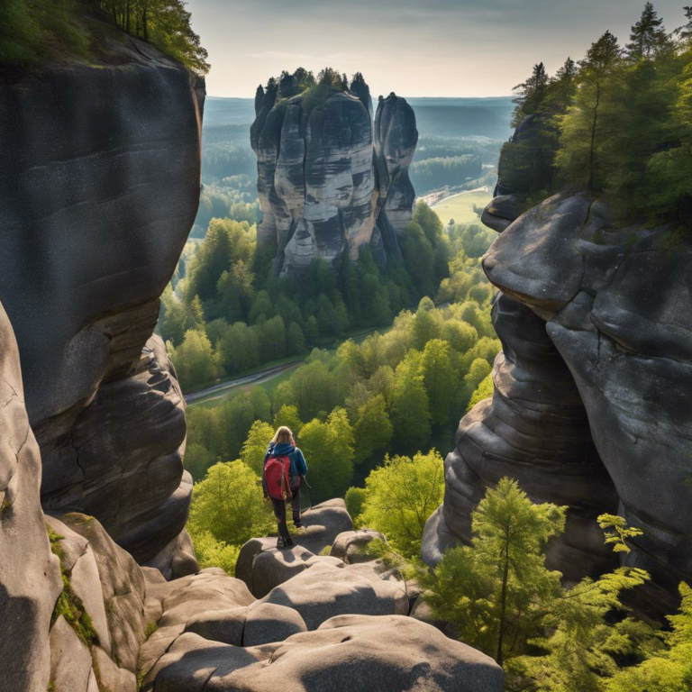 Informationstafel Waldhusche „Holzmaße – Der Schragen“  Wandern in der Sächsischen Schweiz