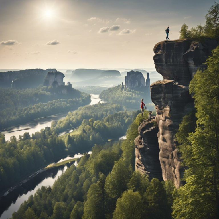 Wandern in der Sächsischen Schweiz: Breite Heide