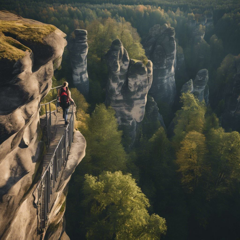 Wandern in der Sächsischen Schweiz: Caspar David Friedrich