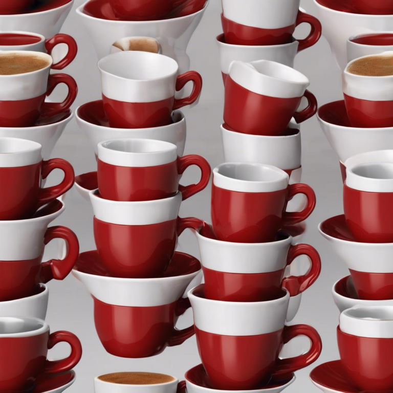 Entdecke die Welt der Espresso Tassen Rot: Mehr als nur ein Kaffeegenuss!