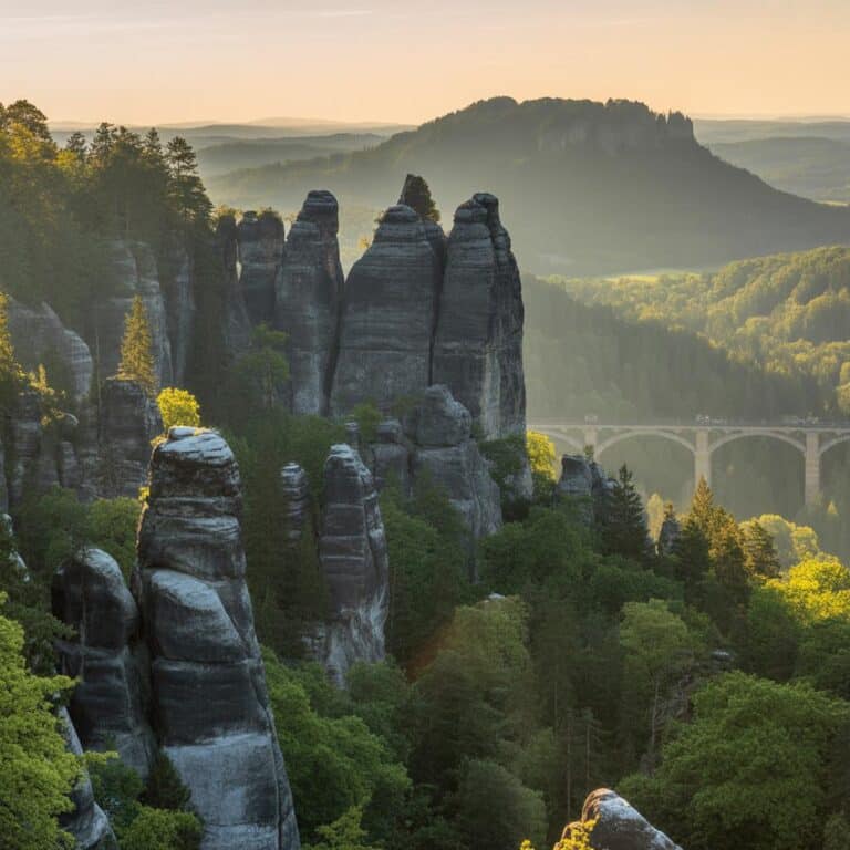 Entdecke die Sagen über den Barbarine-Felsen in der Sächsischen Schweiz