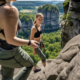 Die besten Ausblicke der Sächsischen Schweiz mit Kletterhose Damen