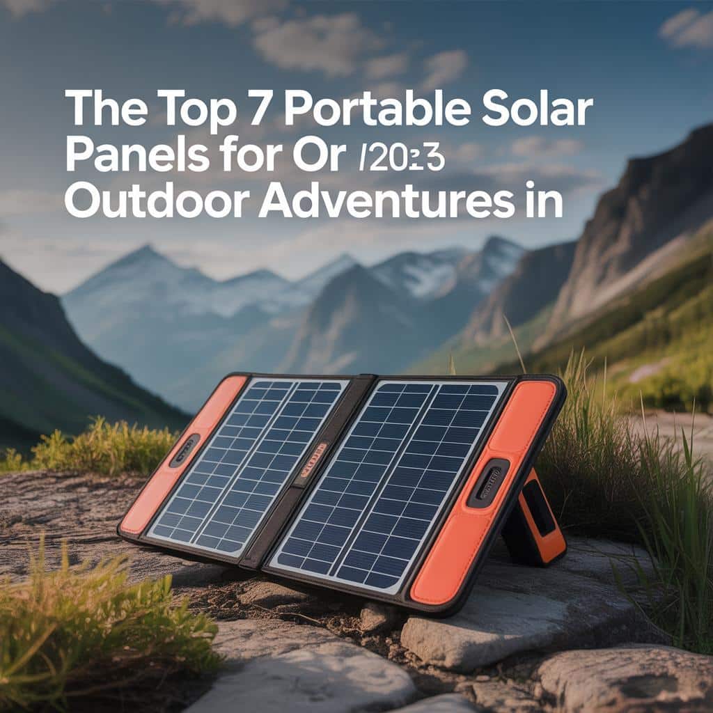 Die Top 7 tragbaren Solarpanels für Outdoor-Abenteuer 2023
