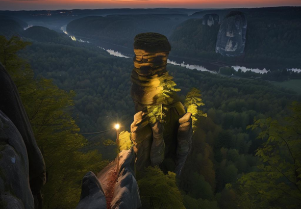 Entdecke die Sächsische Schweiz: Abenteuer mit deiner Mini Taschenlampe