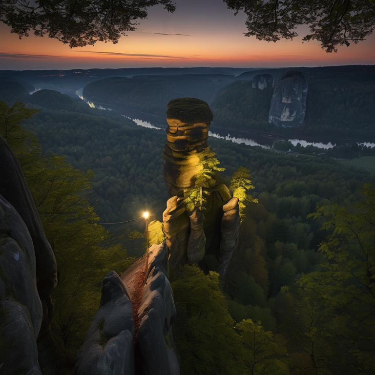 Entdecke die Sächsische Schweiz: Abenteuer mit deiner Mini Taschenlampe