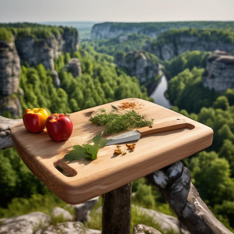 Entdecke die Sächsische Schweiz mit einem Outdoor Schneidebrett