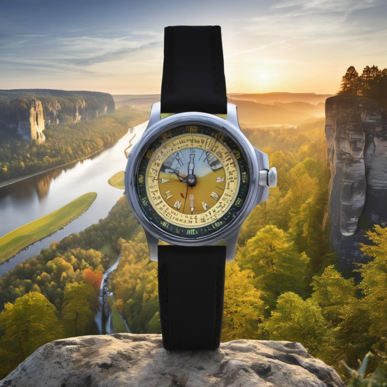 Entdecke die Sächsische Schweiz mit deiner Kompass Armbanduhr