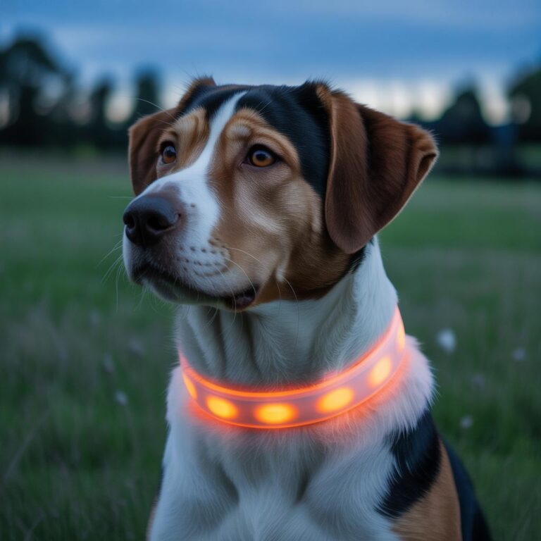 Sichere Nachtspaziergänge: Top 7 Leuchthalsbänder & Lichter für Hunde