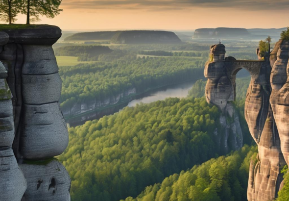 Entdecke die Sächsische Schweiz mit deinem Fernglas 10×42!