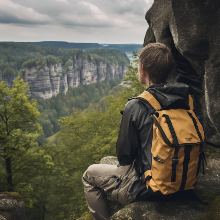 Entdecke die Sächsische Schweiz: Dein Weg mit der Regenhülle Rucksack