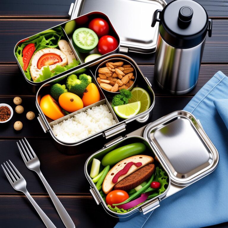 Die besten Edelstahl-Lunchboxen für praktische Mahlzeiten unterwegs