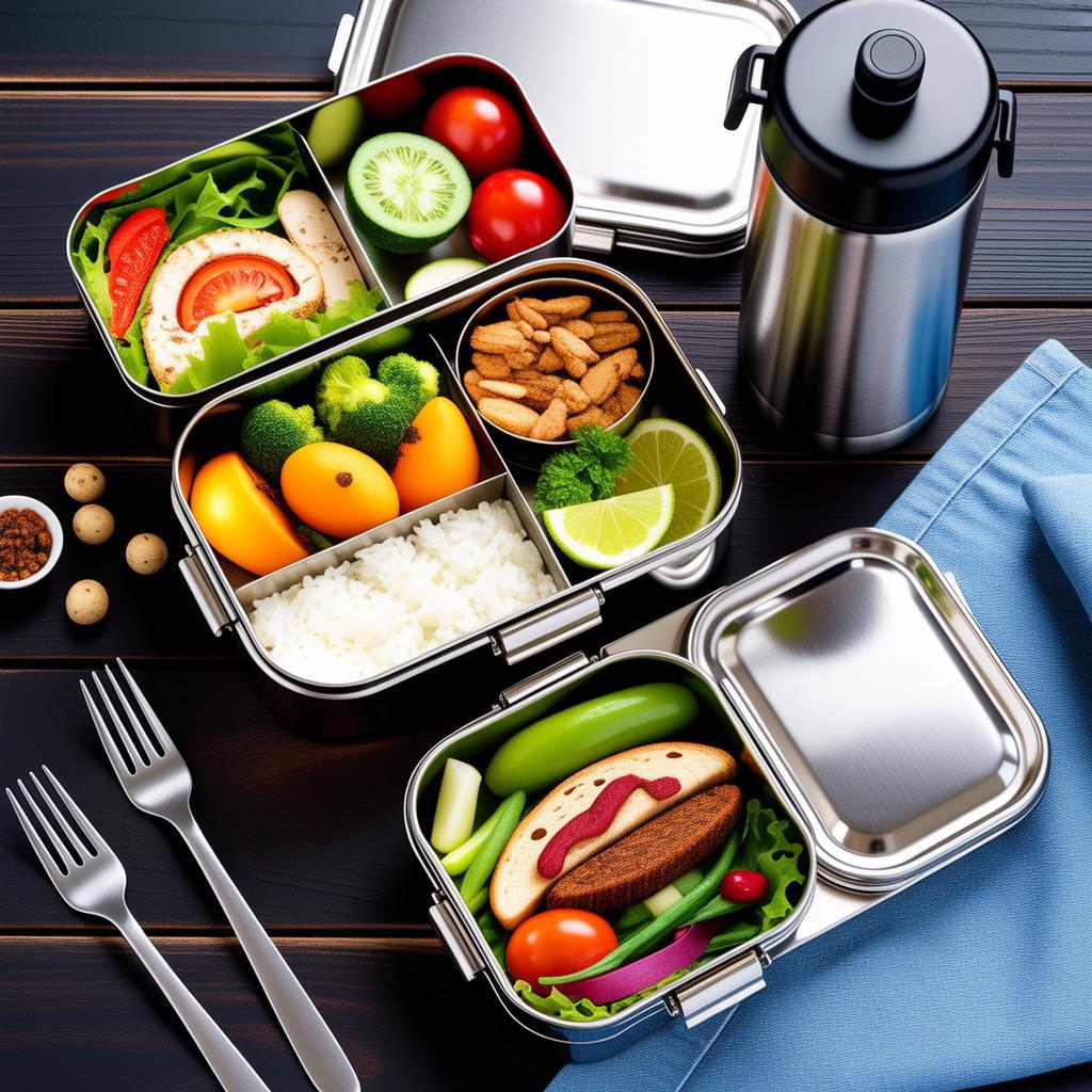 Die besten Edelstahl-Lunchboxen für praktische Mahlzeiten unterwegs